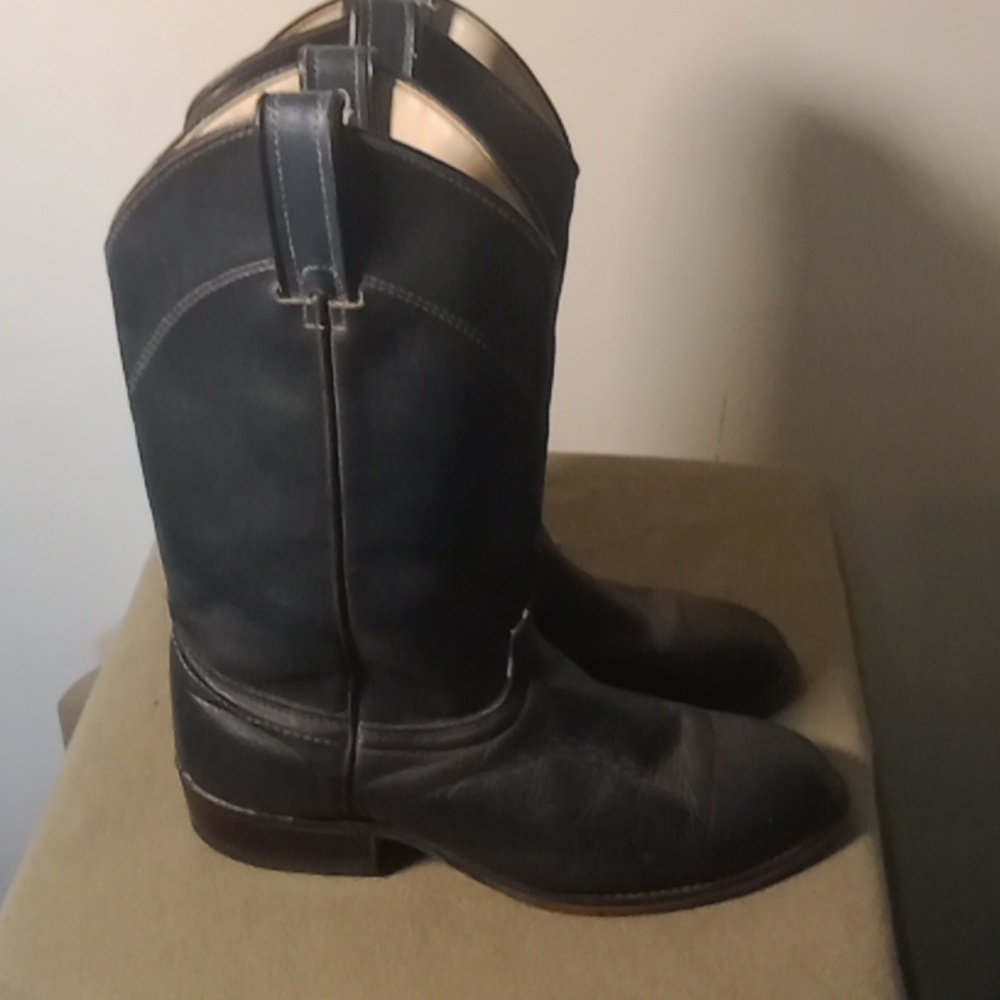 Laredo Gray Roper Boots Sz 7 - Picture 1 of 10